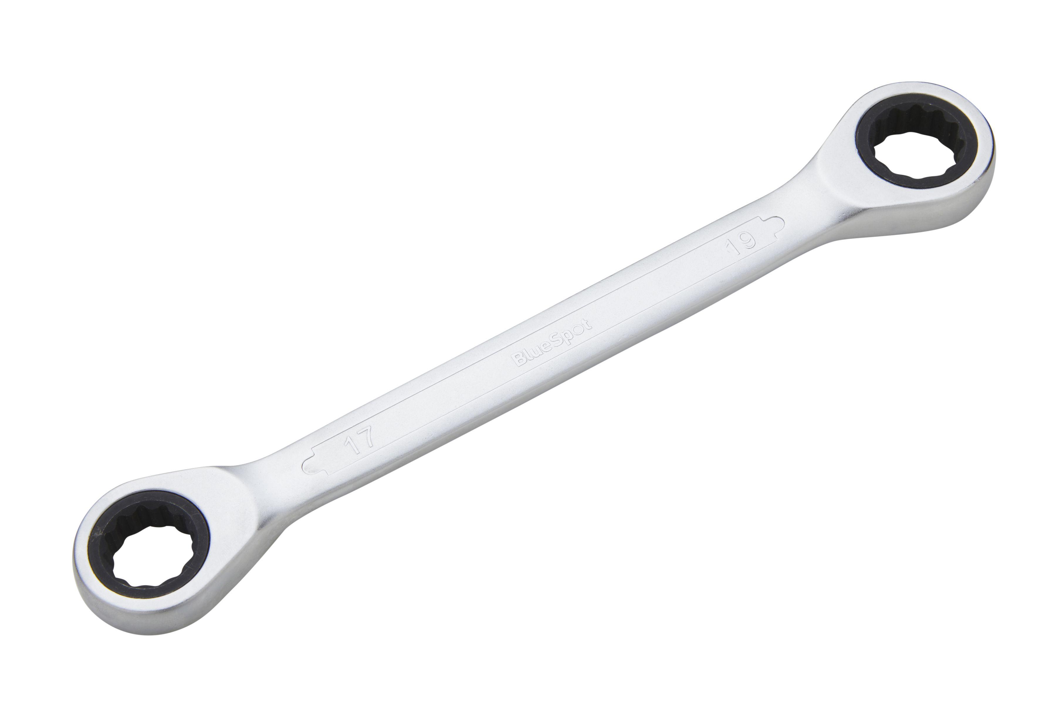 Blue Spot Tools Double End Ratchet Spanner (17-19mm)