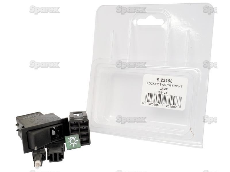 Rocker Switch - Front, 3 Position (Off/1/2) for Valmet & Valtra T190 (T Series)