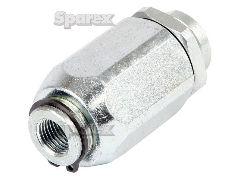 Hydraulic Barrel Flow Control Valve 1/4''BSP with free flow check Bondioli & Pavesi (VRF01C)