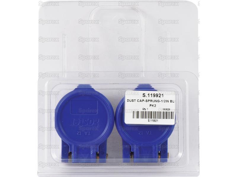 Dust Cap 1/2'' Blue Fits Female Coupling - TA Series TA12 (2 pcs. Agripak) Faster S.p.A (TA12)