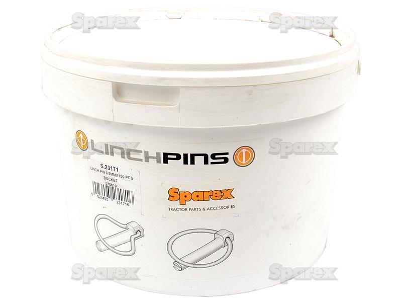 Round Linch Pin, Pin Ø9.5mm x 44.5mm (150 pcs. Small Bucket)
