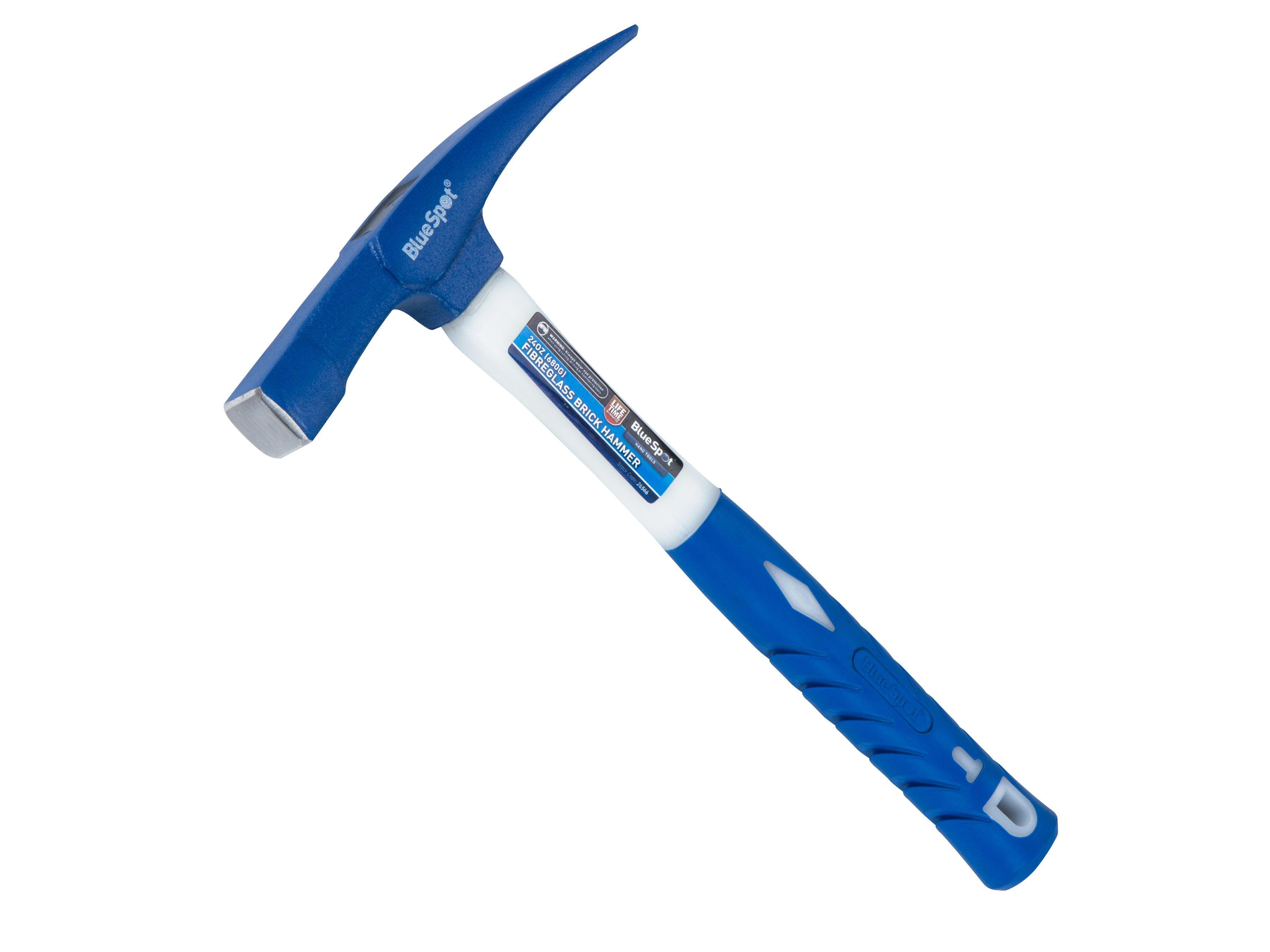 Blue Spot Tools 24oz (680g) Fibreglass Brick Hammer