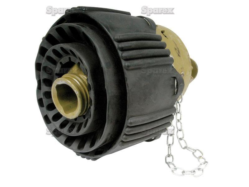 PTO Wide Angle Joint (U/J Size: 27 x 75 & 24 x 91mm) Size: 1 3/8''-6 Spline, Profile: Triangle, Ref: 12516. La Magdalena (637-647)