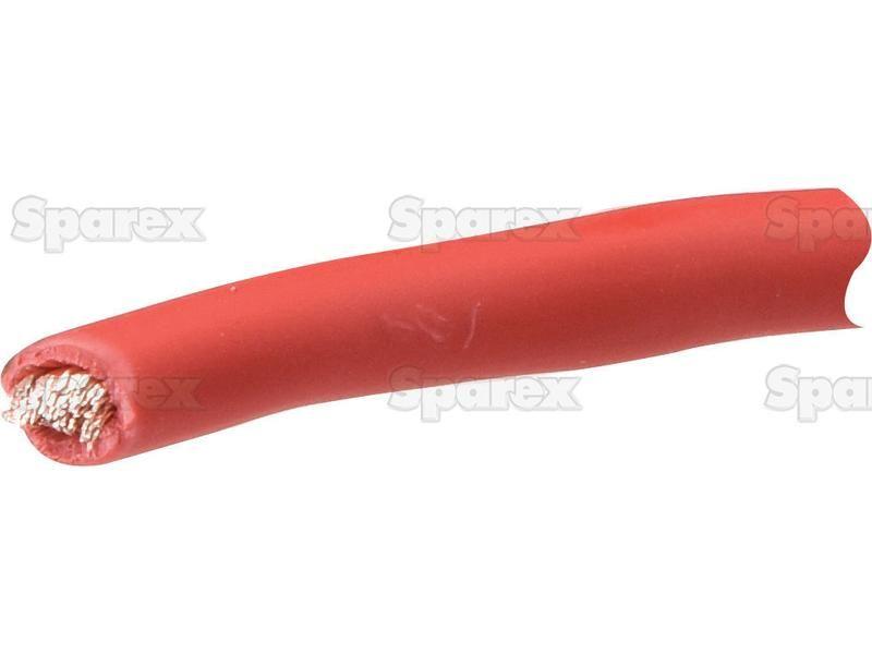 Electrical Cable - 1 Core, 10mm°² Cable, Red (Length: 50M), ()