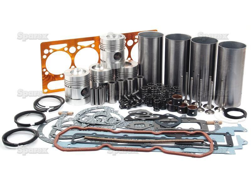 Engine Overhaul Kit with Valve Train (Chrome) for Perkins AD4.203 (JE)