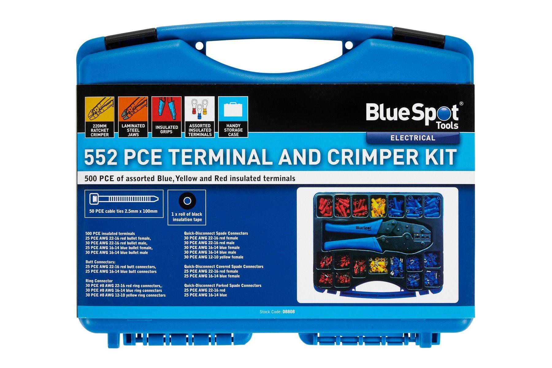 Blue Spot Tools 552 PCE Terminal And Crimper Kit