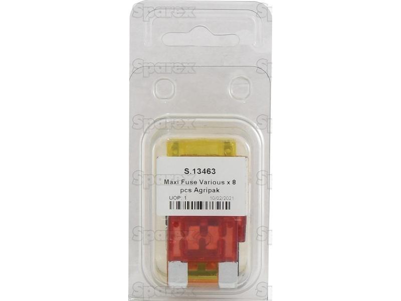Maxi Fuse Various 8 pcs. Agripak