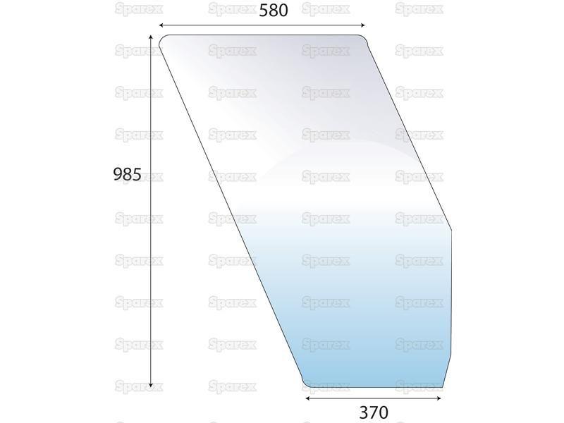 Door Glass RH for Fiat 780 (Classic Models)
