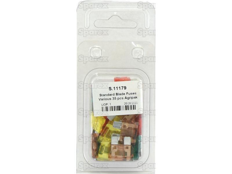 Various Standard Blade Fuses with 35 pcs | Agripak