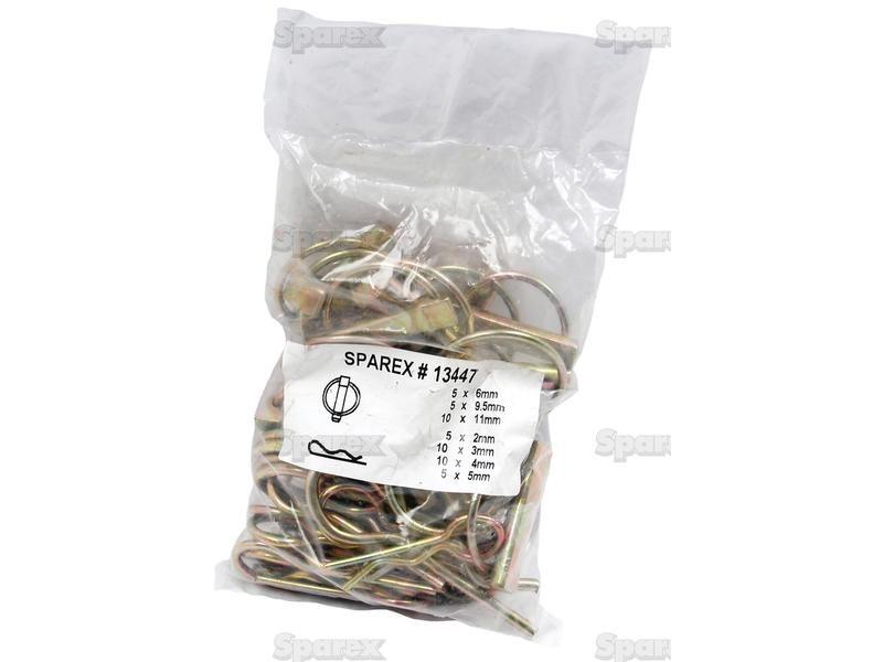 Linch Pin & Grip Clips Combination Pack (50 pcs. Bag)