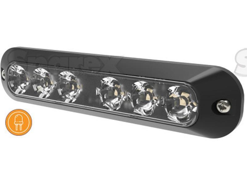 Directional Hazard LED, 6 LEDs, Light Colour: Amber