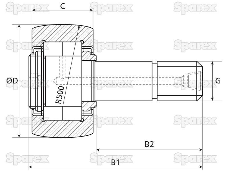 NTN SNR Track Roller Bearing (NUKR52H/3AS)