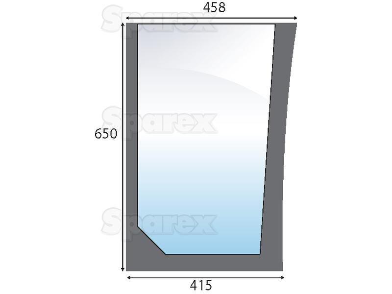 Lower Front Glass RH for McCormick CX110