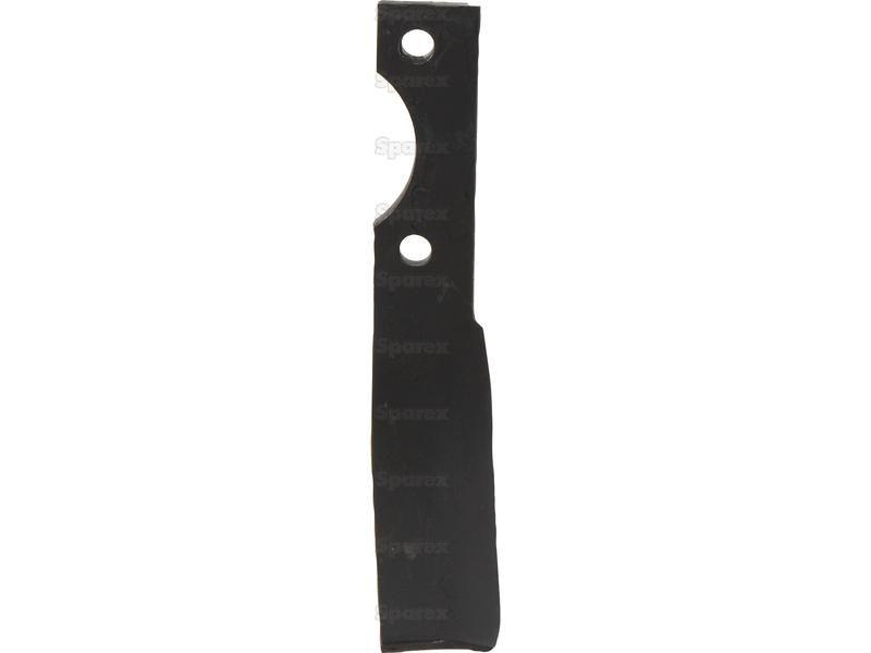 Rotavator Blade Curved LH 35x8mm Height: 215mm. Hole centres: mm. Hole Ø: 10.5mm. Replacement for