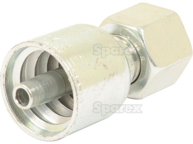 Parker Metric Hose Insert 1/4'' x M16 x 1.50  Female Straight Swivel Light Series PARKER HANNIFIN (1CA48-10-4)