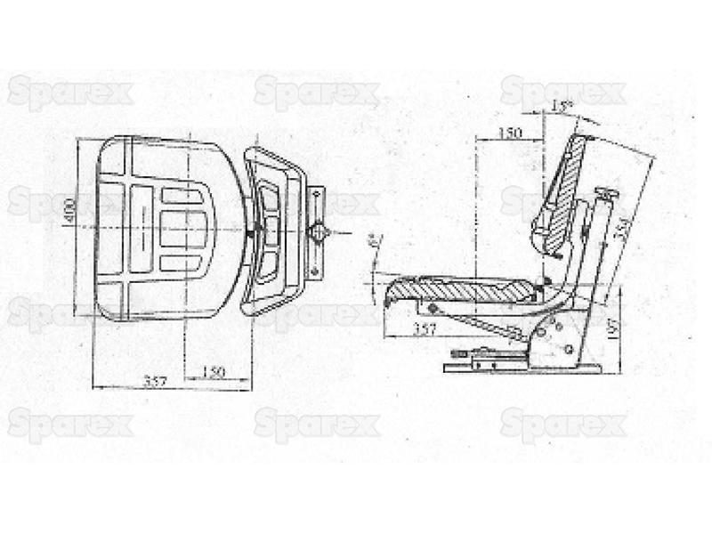 Sparex Seat Assembly