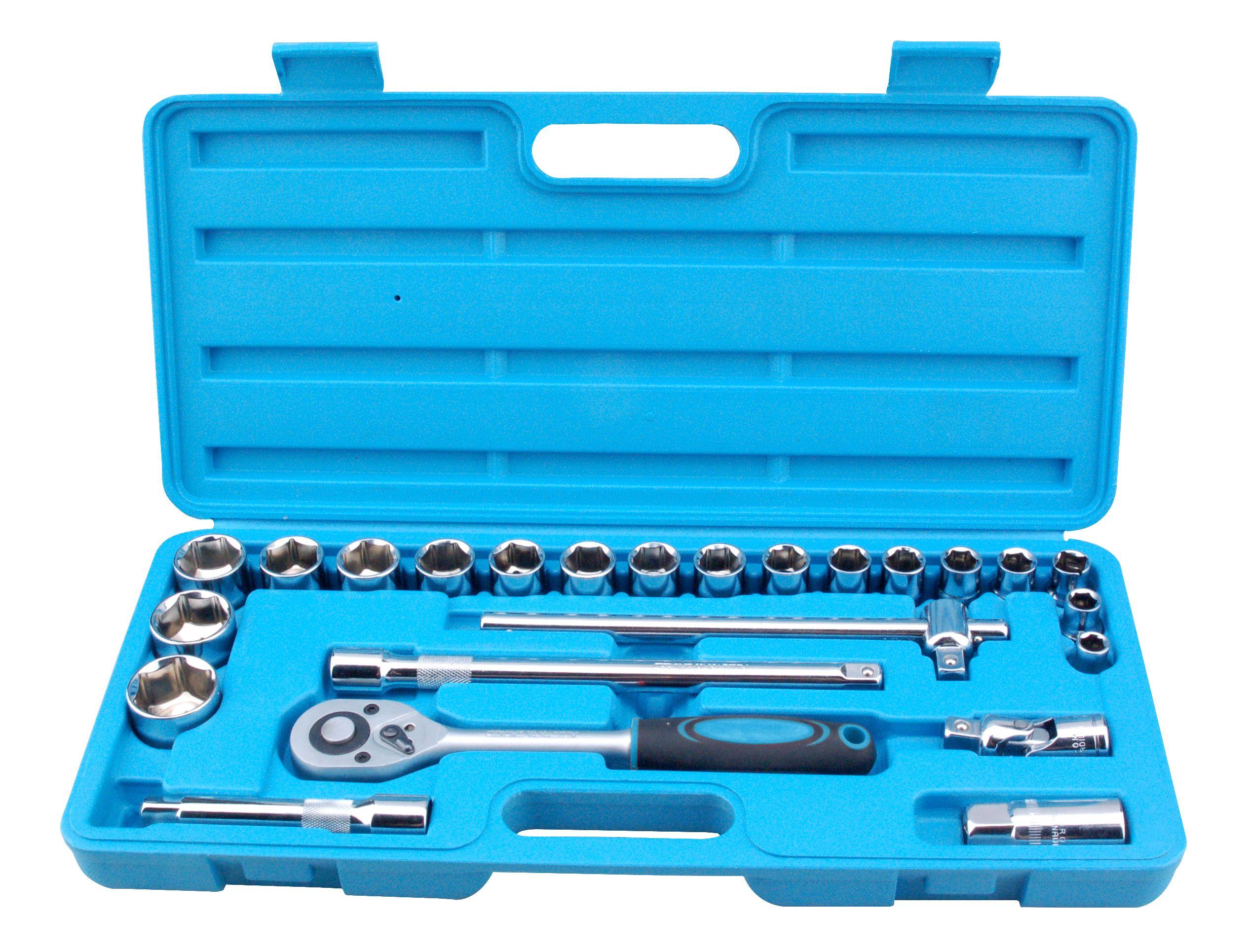 Blue Spot Tools 24 PCE 1/2" Drive Metric Socket Set (10-32mm)