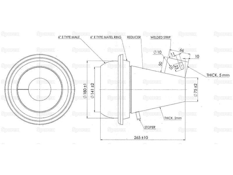 Cone - 6'' (150mm)