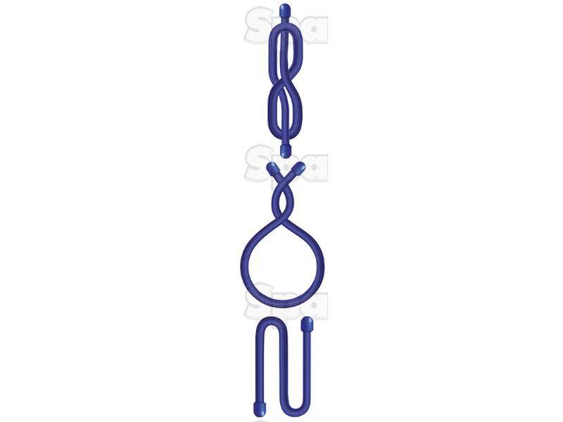 Twisties Rubber Flexible Tie - 6 pcs. Piece Set (2 x 150mm 2 x 450mm 2 x 800mm)