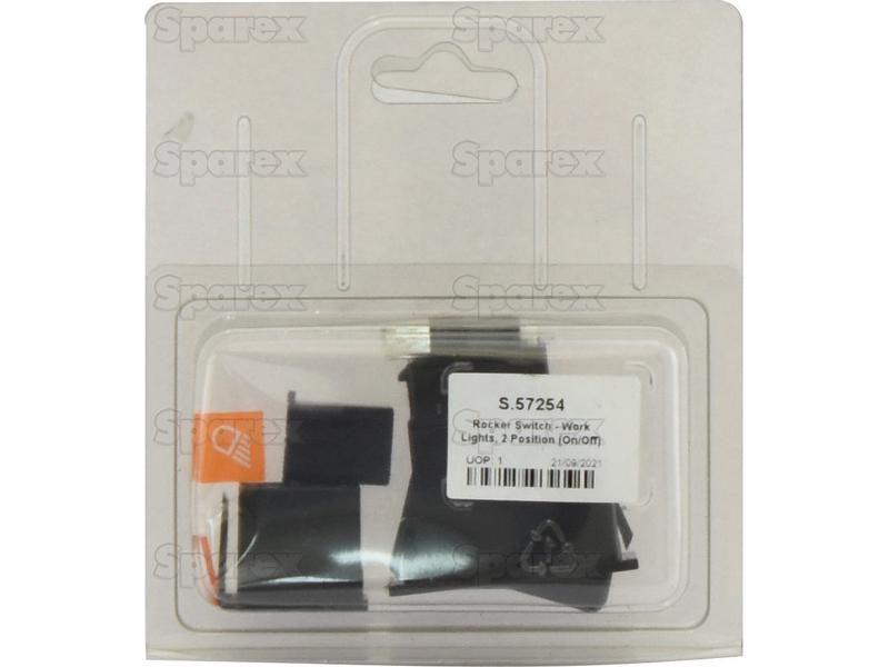 Rocker Switch - Work Lights, 2 Position (On/Off) for Ford New Holland TS115 (TS Series)
