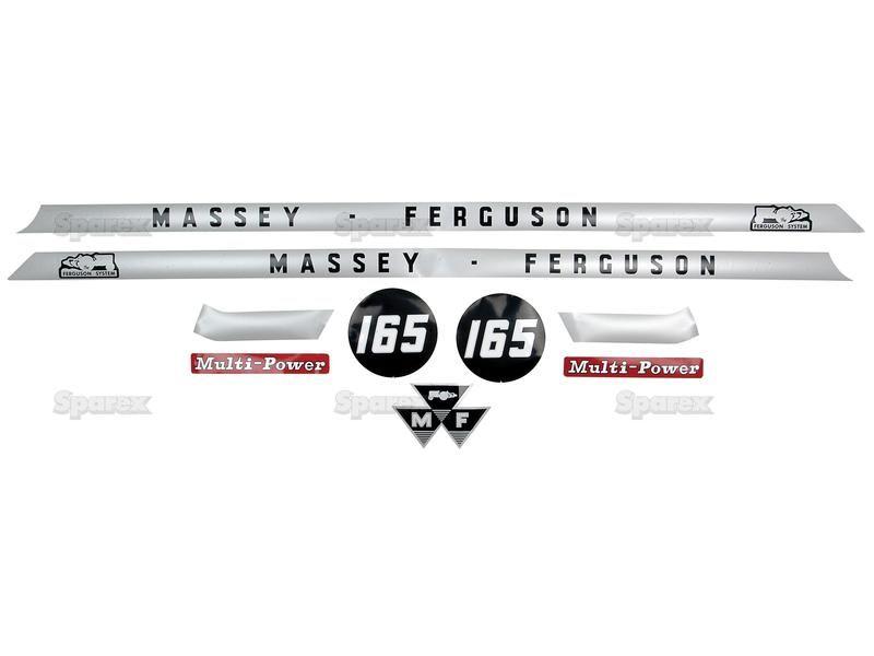 Decal Set - Massey Ferguson 165 for Massey Ferguson