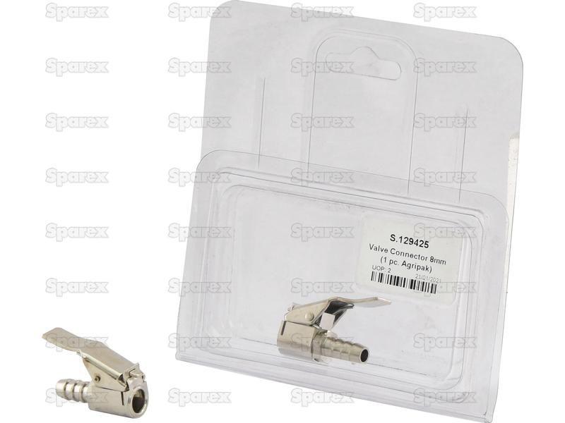 Valve Connector 8mm (1 pc. Agripak)