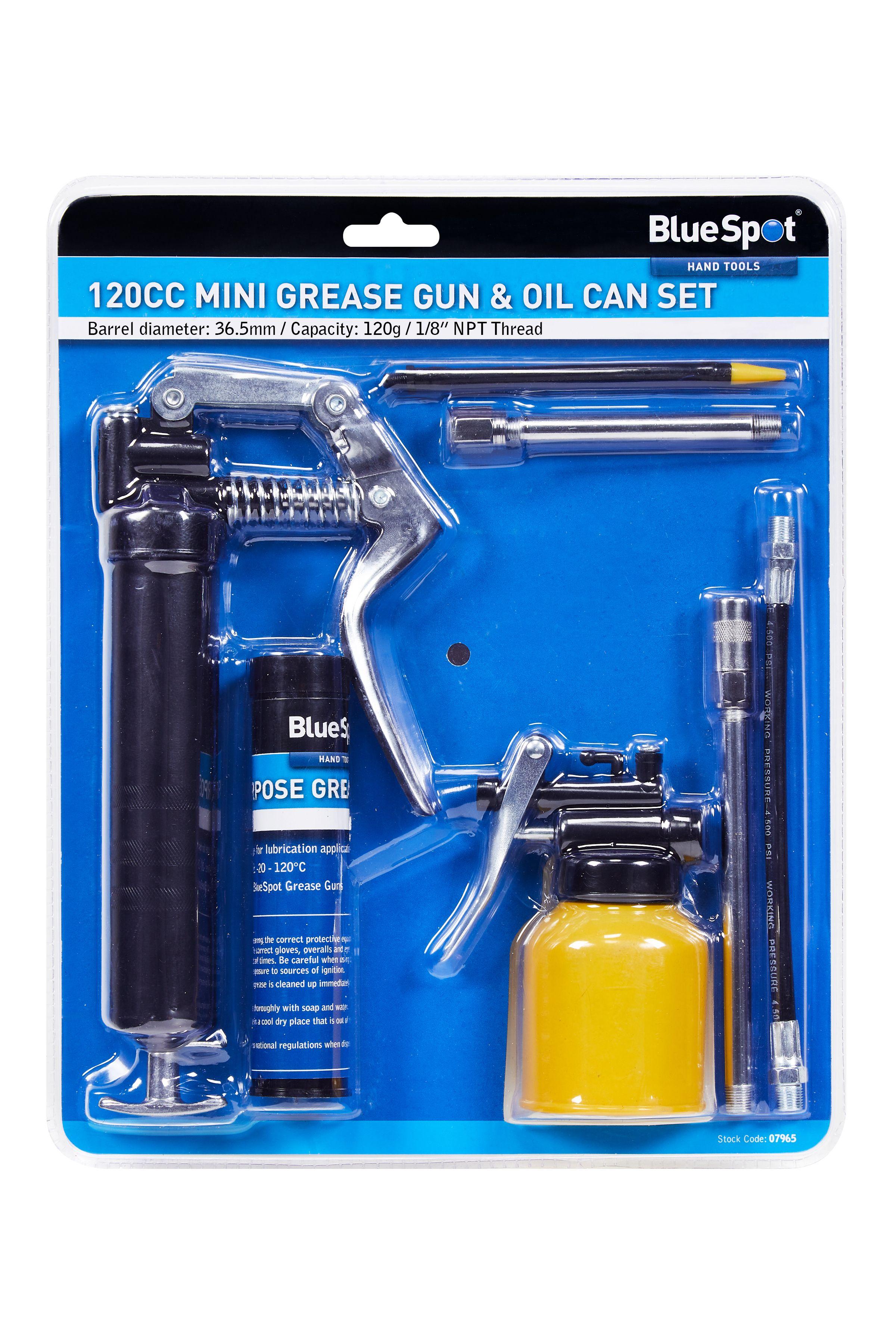 Blue Spot Tools 120cc Mini Grease Gun & Oil Can Set