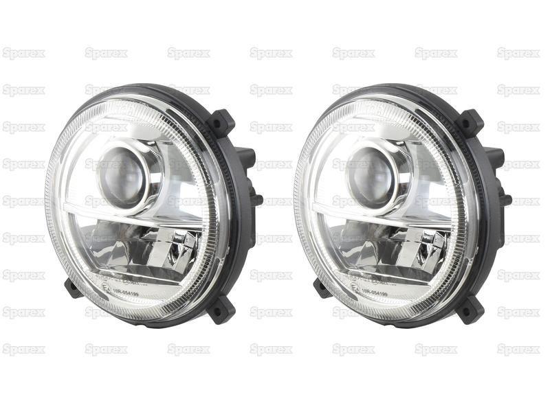 LED Head Light Kit, Interference: Class 3, LH (LH Dip), 1560 - 2760 Lumens, 10-30V for Massey Ferguson