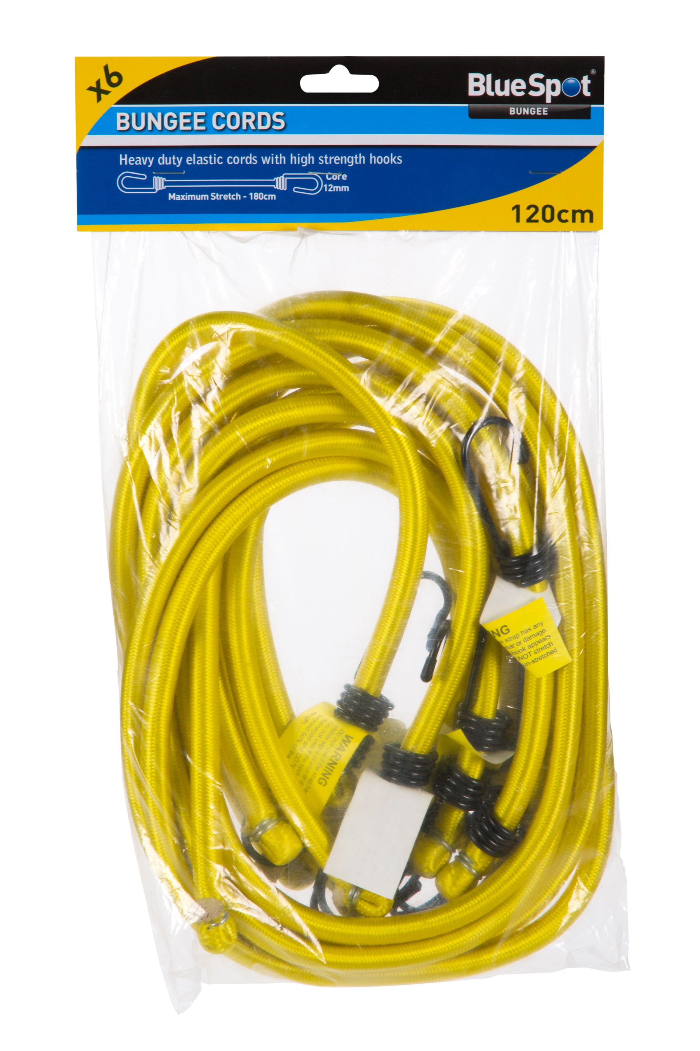 Blue Spot Tools 6 PCE 120cm Bungee Cord Set