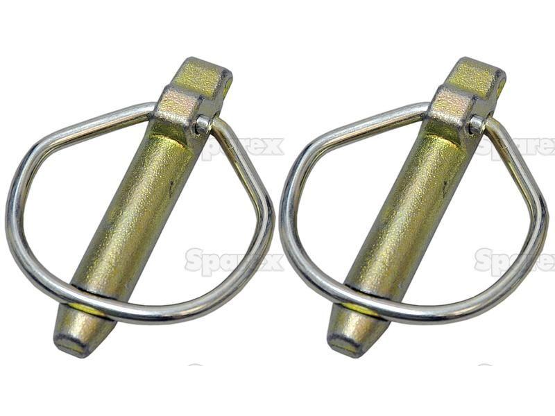 Rubig Safety Linch Pin, Pin Ø11.5mm x 46mm (2 pcs. Agripak)