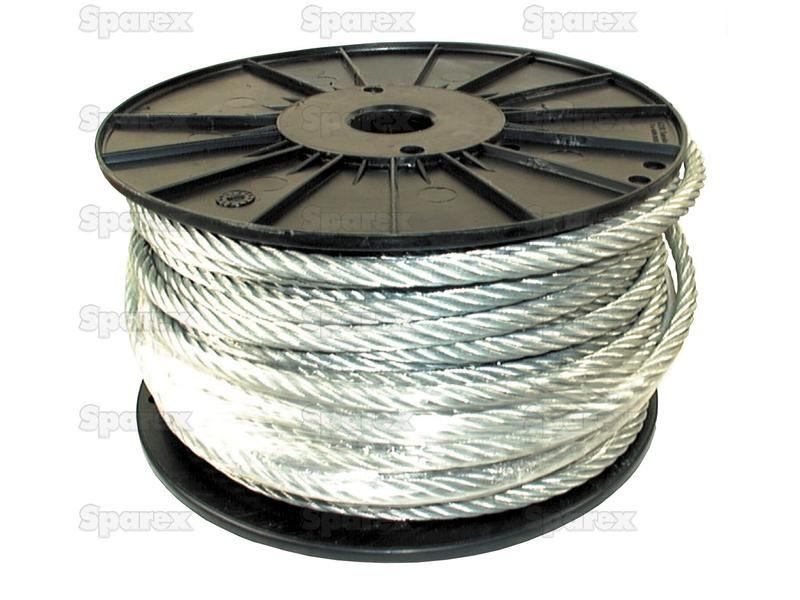 Wire Rope With Steel Core - Stainless Steel, Ø6mm x 25M
