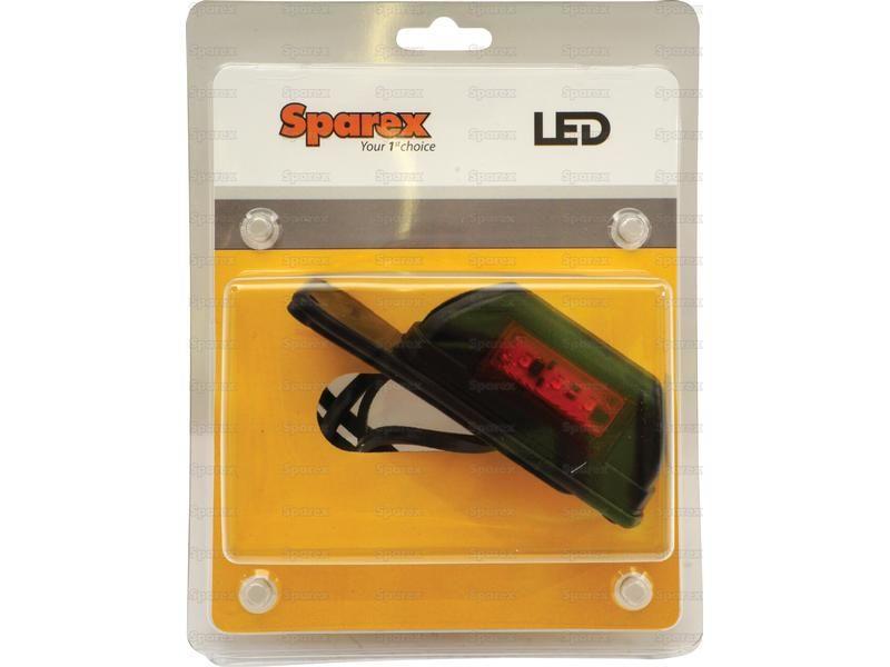 LED Outline Front/Rear Facing Marker Light, RH, 12-24V