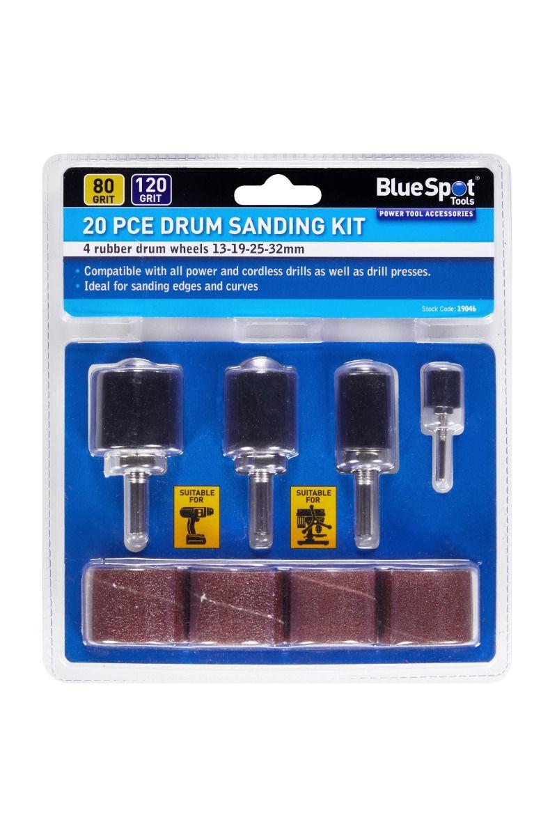 Blue Spot Tools 20 PCE Drum Sanding Kit