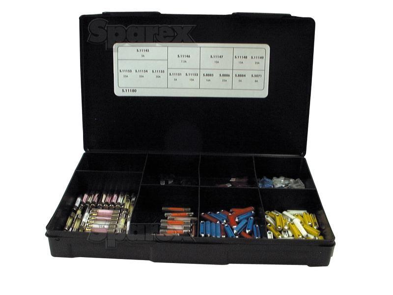 Assorted Fuses - Standard Blade, Porcelain & Glass 205 pcs. Handipak