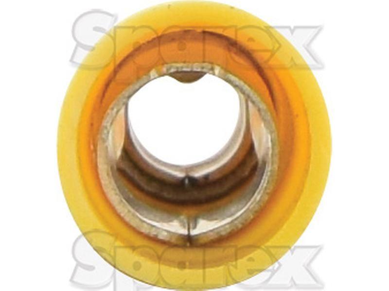 Pre Insulated Bullet Terminal, Standard Crimp - Female, 5.0mm, Yellow (4.0 - 6.0mm)