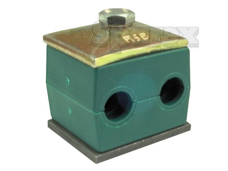 Double Tube Clamp (Series B) - 8mm Ø (Ref. RBP1 - 108) PARKER HANNIFIN (RBP 1-108, RBP1-108)