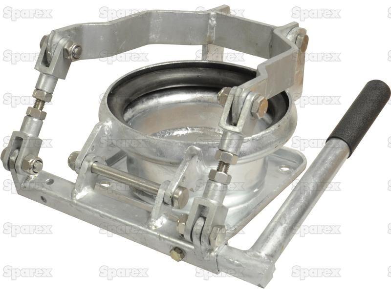 Quick Release Coupling with Flange - Female 8'' (216mm) x (200mm) (Galvanised)