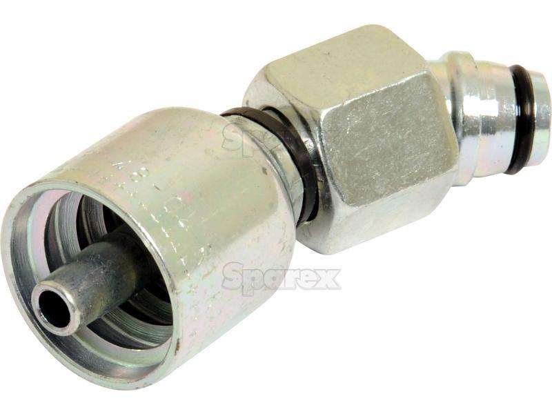 Parker Metric Hose Insert 1/4'' x M16 x 1.50  Female 135° Swept Swivel Light Series PARKER HANNIFIN (1CE48-10-4)