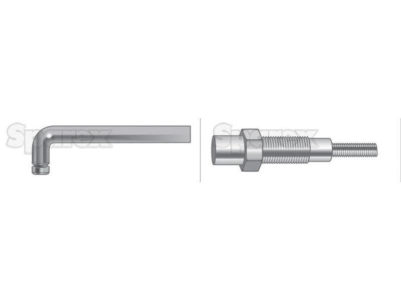 Engine Stop Cable - Length: 1353mm, Outer cable length: 1023mm. for Deutz-Fahr DX4.31 (DX4 Series)