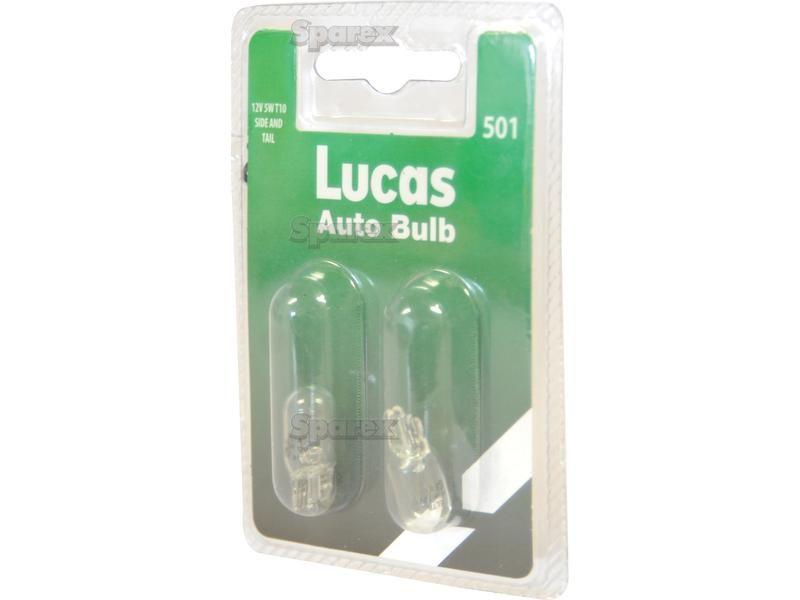 Halogen Side | Indicator Bulb, 12V, 5W, W2.1x9.5d Base Case IH, Lucas