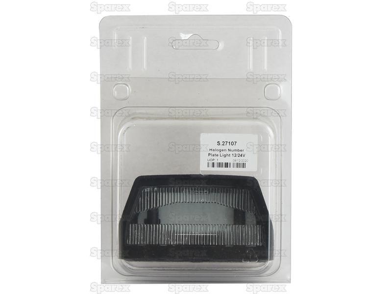 Halogen Number Plate Light 12/24V