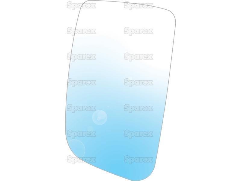 Replacement Mirror Glass - Rectangular, (Convex - Heated), 305 x 215mm Case IH, Ford New Holland