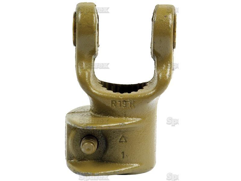 PTO Yoke - Quick Release (U/J Size: 22 x 54.8mm) Size: 1 3/8"-21 Spline Bondioli & Pavesi, La Magdalena, Massey Ferguson, Ransome, Walterscheid