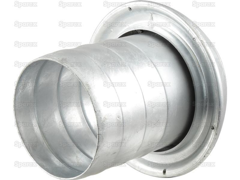Coupling with Hose End - Male 8'' (216mm) x8'' (200mm) (Galvanised)