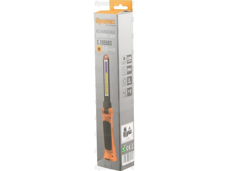 LED Rechargeable Inspection Lamp, 230 Lumens