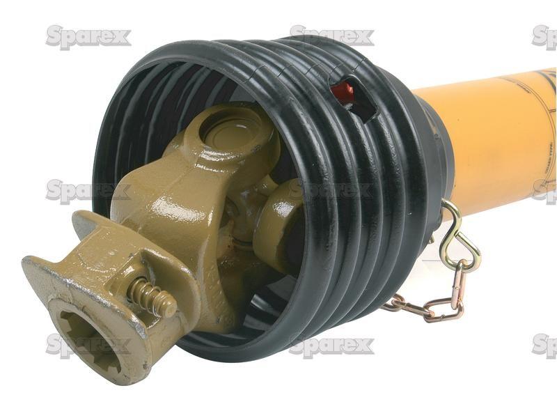PTO Shaft - (Lz) Length: 950mm, 1 3/8'' x 6 Spline Q.R. to 1 3/8'' x 6 Spline Q.R.