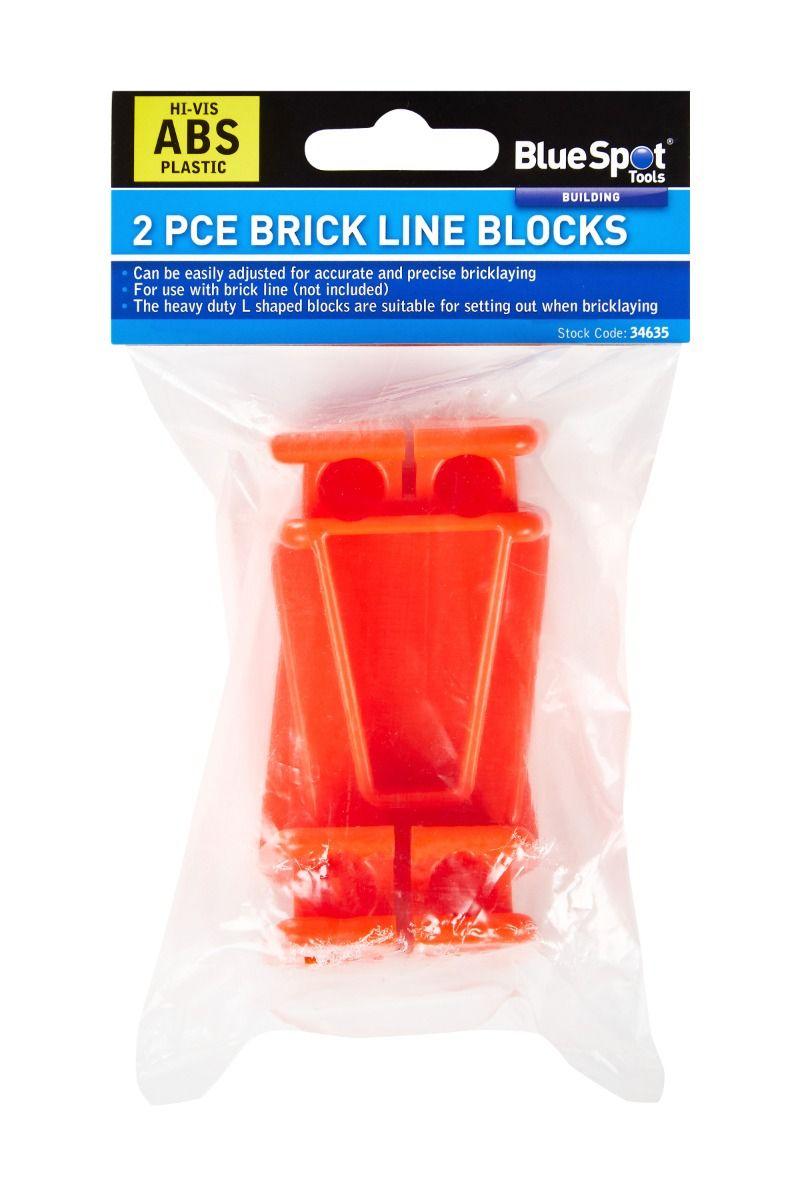 Blue Spot Tools 2 PCE Brick Line Blocks
