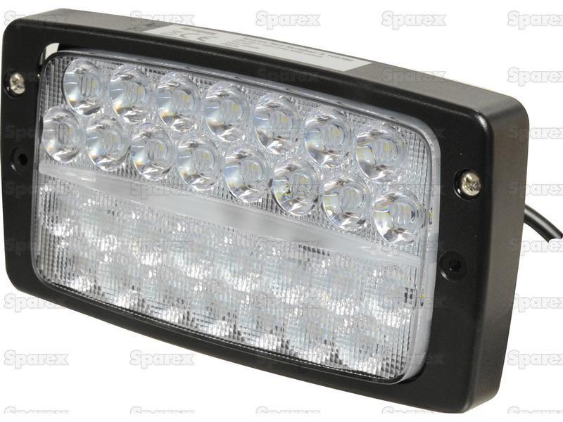 LED Work Light, Interference: Class 3, 5400 Lumens Raw, 10-30V for Fendt FARMER 240 S