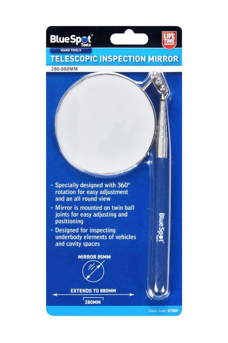 Blue Spot Tools 280-880mm Telescopic Inspection Mirror