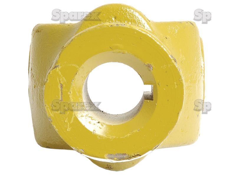 PTO Yoke - Keyed Yoke (U/J Size: 27 x 74.5mm) Bore Ø1'', Key Size: 1/4''. La Magdalena (40.35)